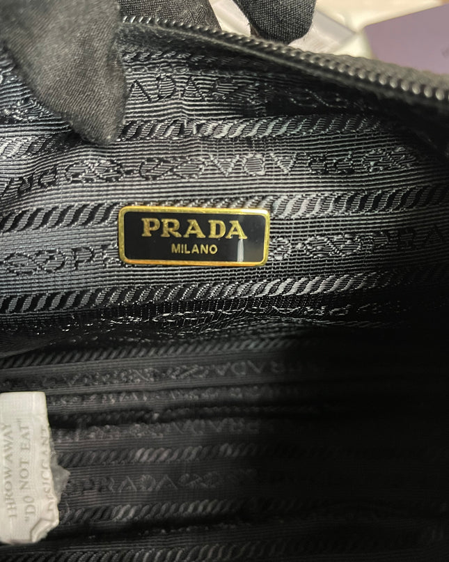 BIG DROP!! Preloved Prada Re-Edition Quilted Nylon Bag – Black