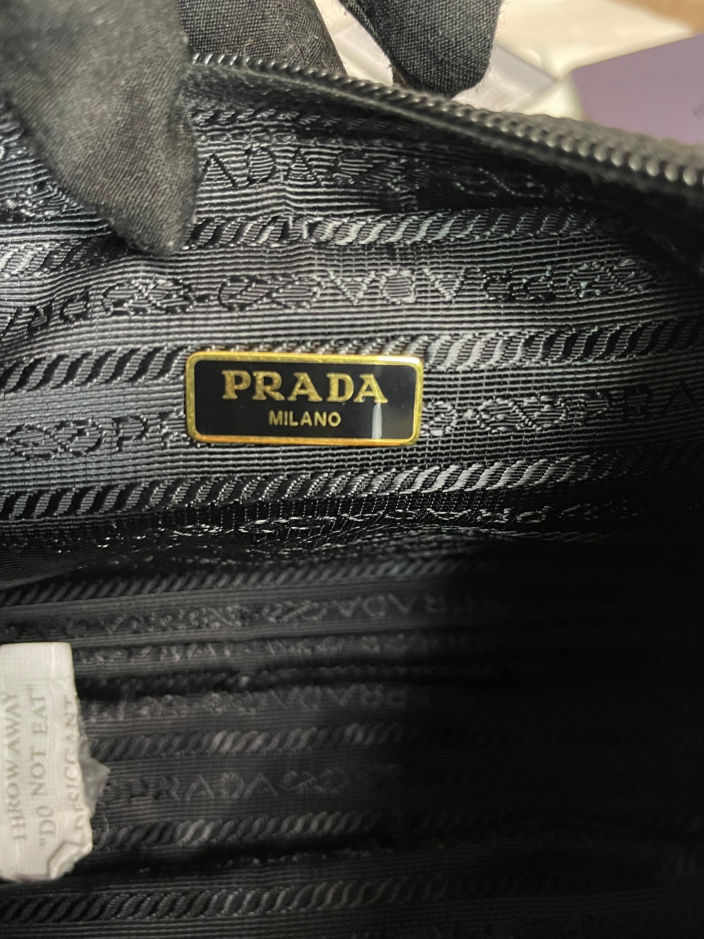BIG DROP!! Preloved Prada Re-Edition Quilted Nylon Bag – Black