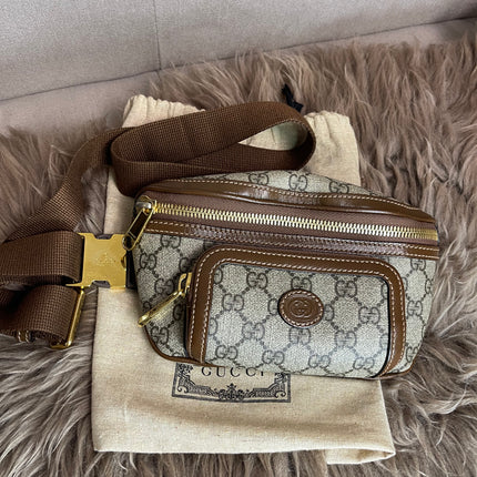 Preloved Gucci Mini Belt Bag – GG Supreme Canvas