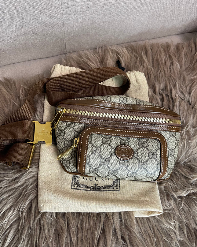 Preloved Gucci Mini Belt Bag – GG Supreme Canvas