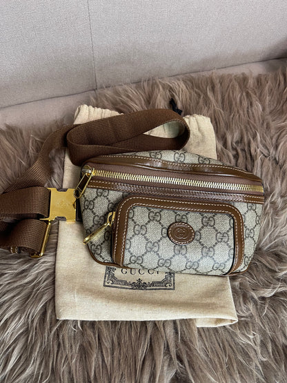 Preloved Gucci Mini Belt Bag – GG Supreme Canvas