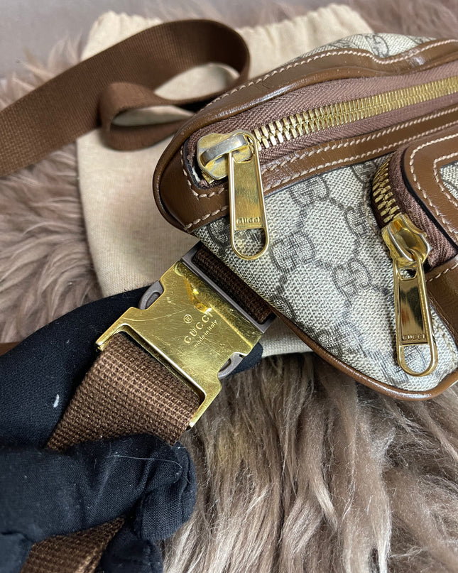Preloved Gucci Mini Belt Bag – GG Supreme Canvas
