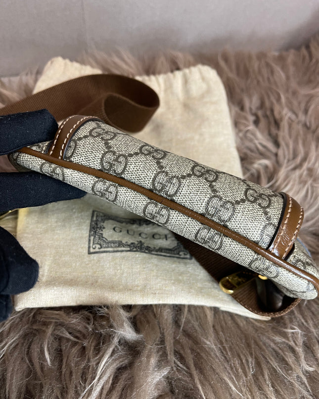 Preloved Gucci Mini Belt Bag – GG Supreme Canvas