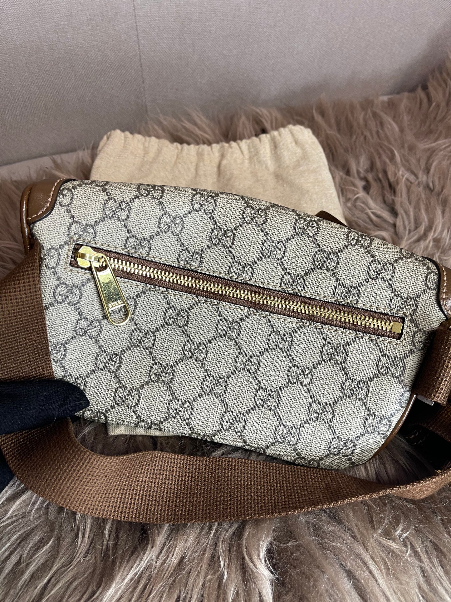 Preloved Gucci Mini Belt Bag – GG Supreme Canvas