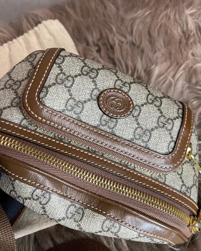 Preloved Gucci Mini Belt Bag – GG Supreme Canvas