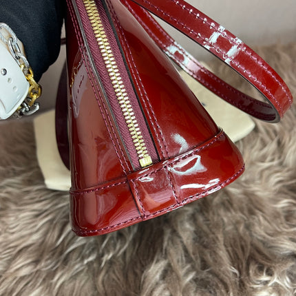 Preloved Louis Vuitton Vernis Alma BB – Red