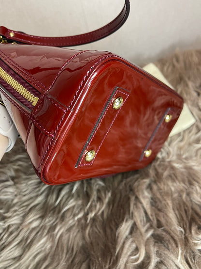 Preloved Louis Vuitton Vernis Alma BB – Red