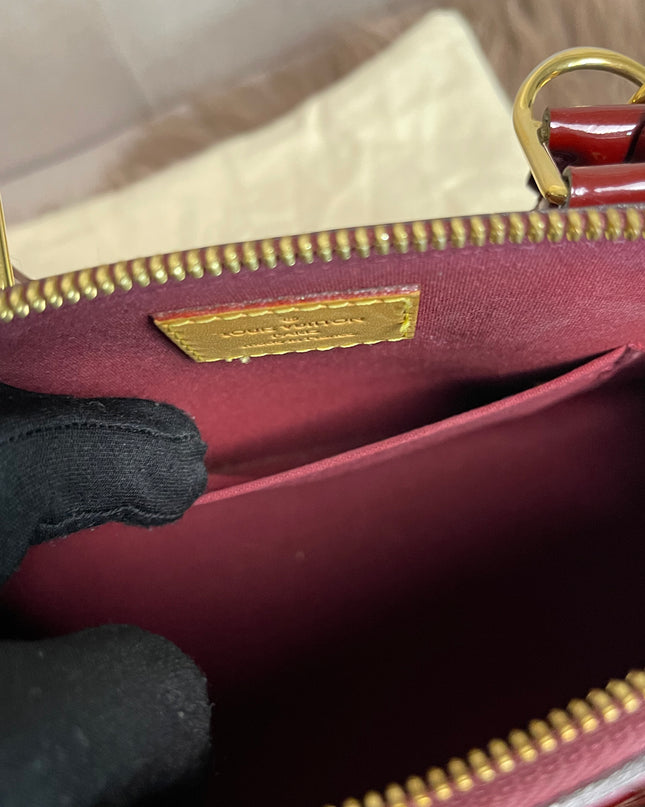 Preloved Louis Vuitton Vernis Alma BB – Red