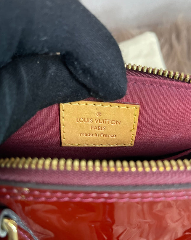 Preloved Louis Vuitton Vernis Alma BB – Red