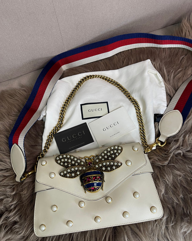 Preloved Gucci Bee Pearl Bag