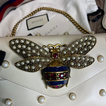 Preloved Gucci Bee Pearl Bag