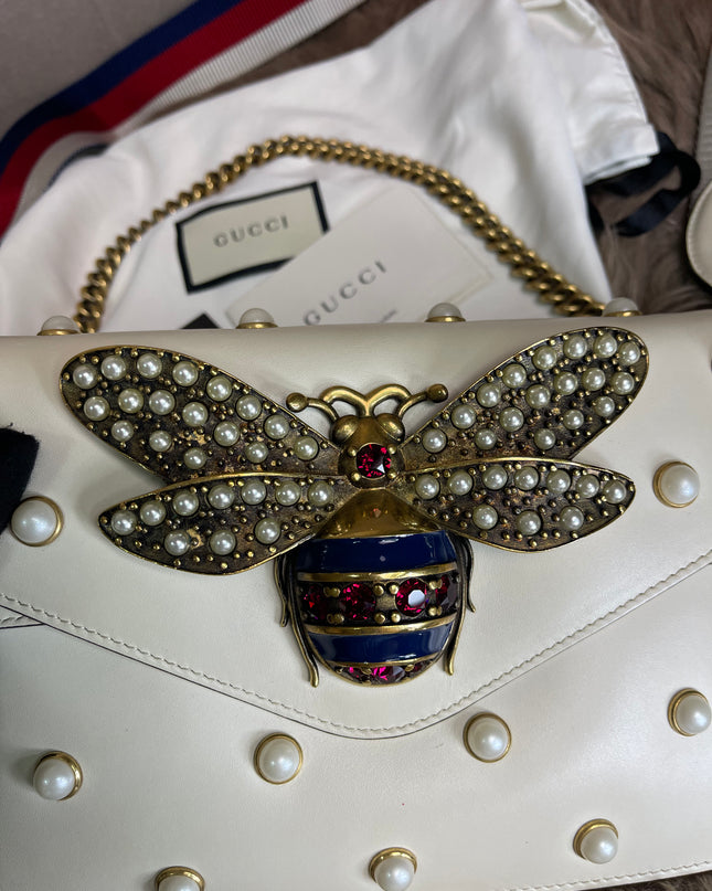 Preloved Gucci Bee Pearl Bag