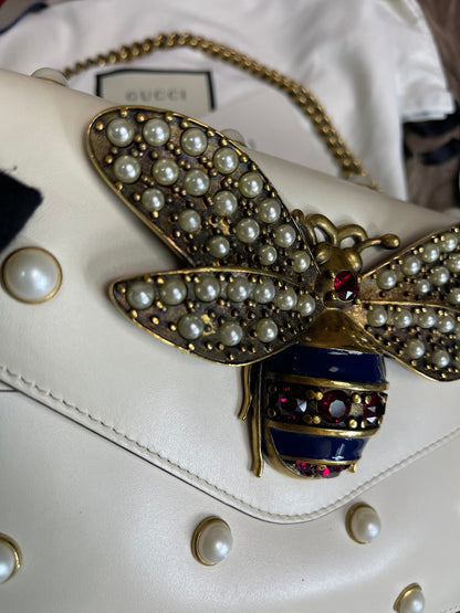 Preloved Gucci Bee Pearl Bag