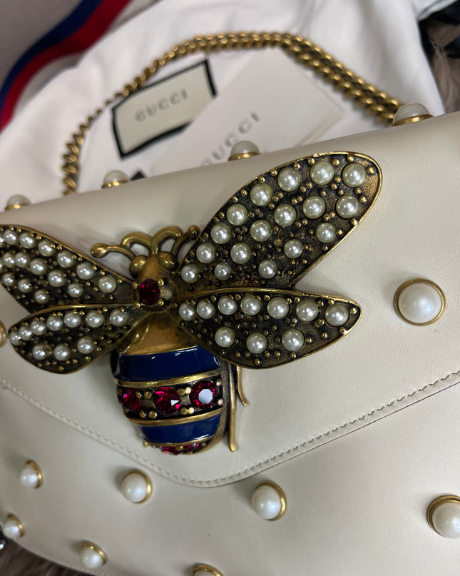 Preloved Gucci Bee Pearl Bag