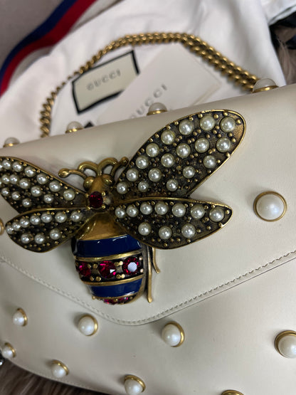 Preloved Gucci Bee Pearl Bag