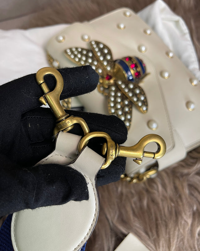 Preloved Gucci Bee Pearl Bag