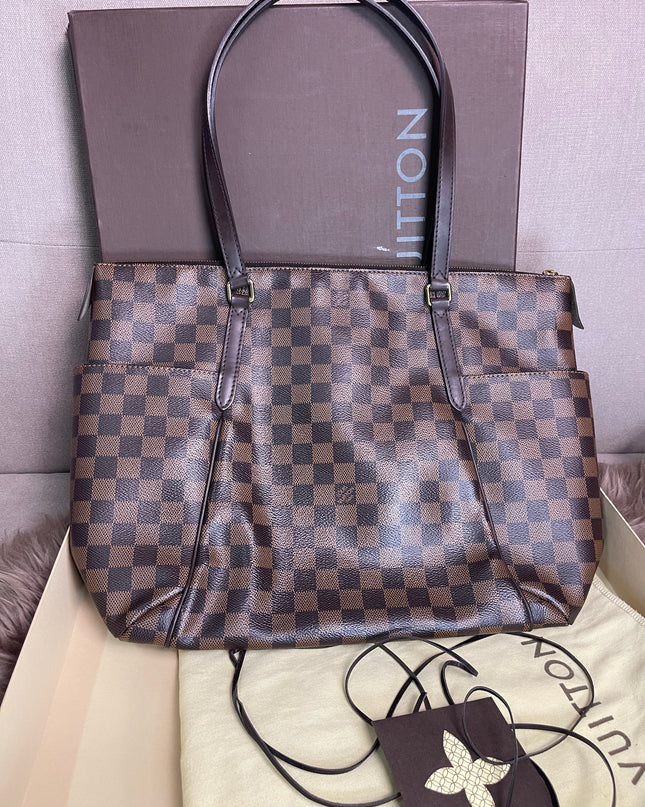 Preloved Louis Vuitton Totally Tote – Damier Ebene