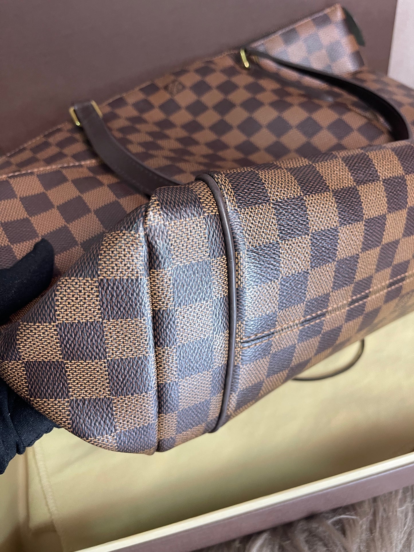 Preloved Louis Vuitton Totally Tote – Damier Ebene