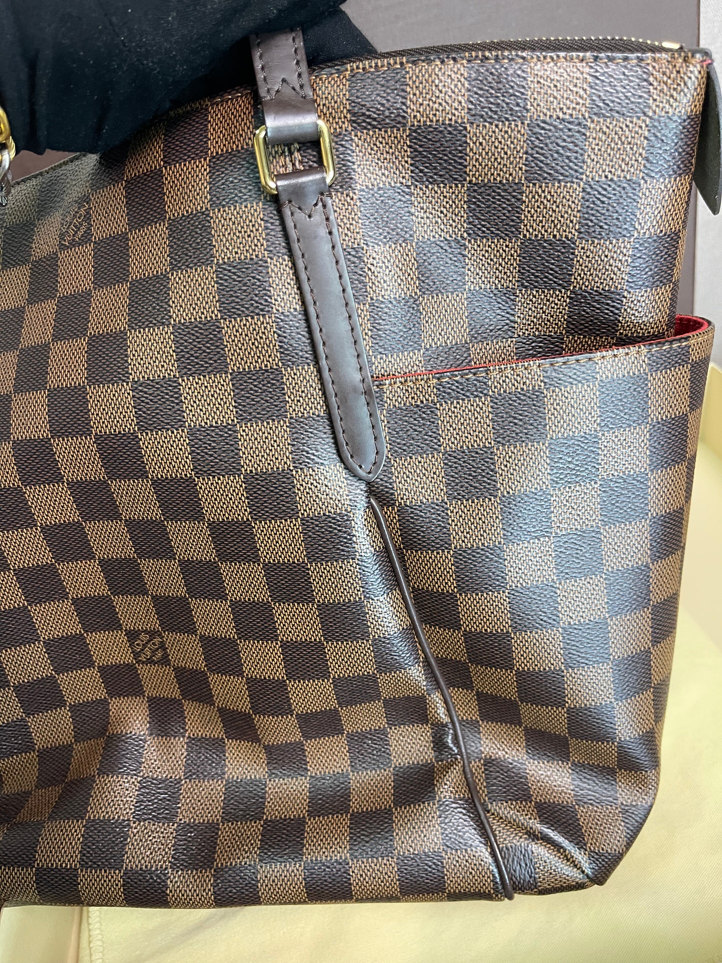 Preloved Louis Vuitton Totally Tote – Damier Ebene