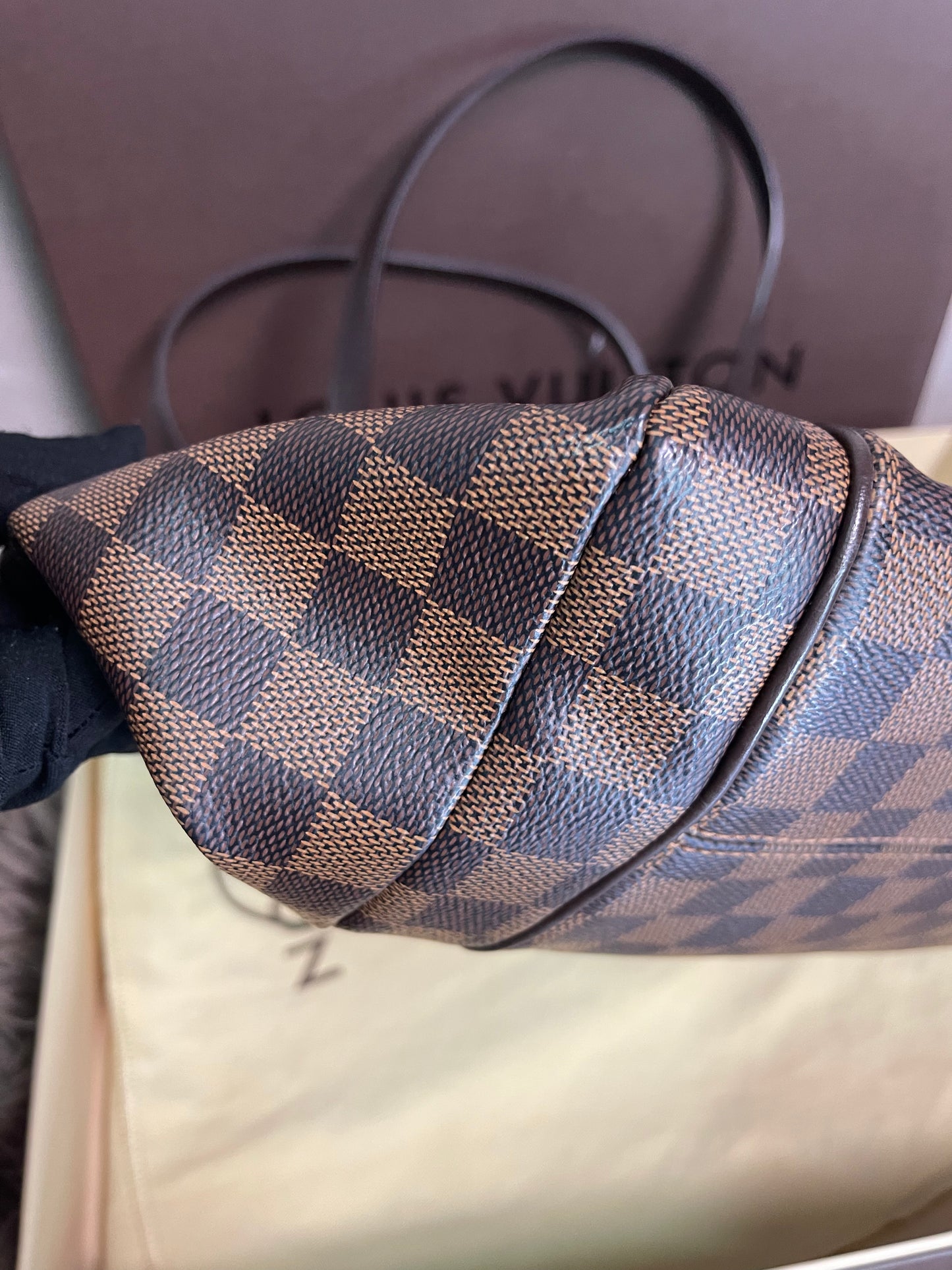 Preloved Louis Vuitton Totally Tote – Damier Ebene