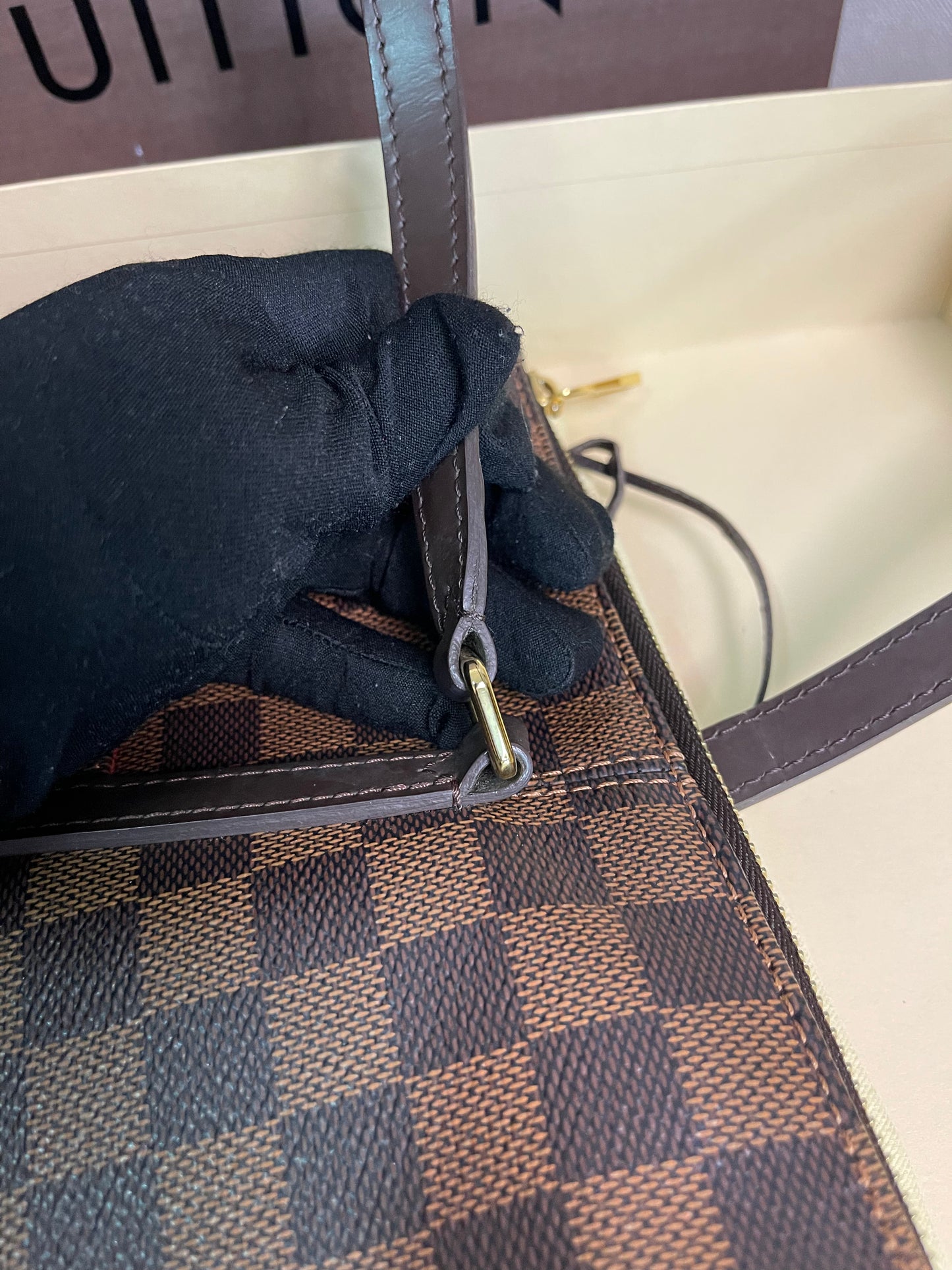 Preloved Louis Vuitton Totally Tote – Damier Ebene