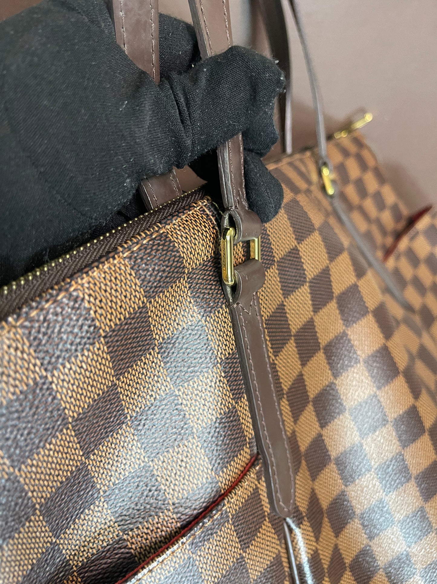Preloved Louis Vuitton Totally Tote – Damier Ebene