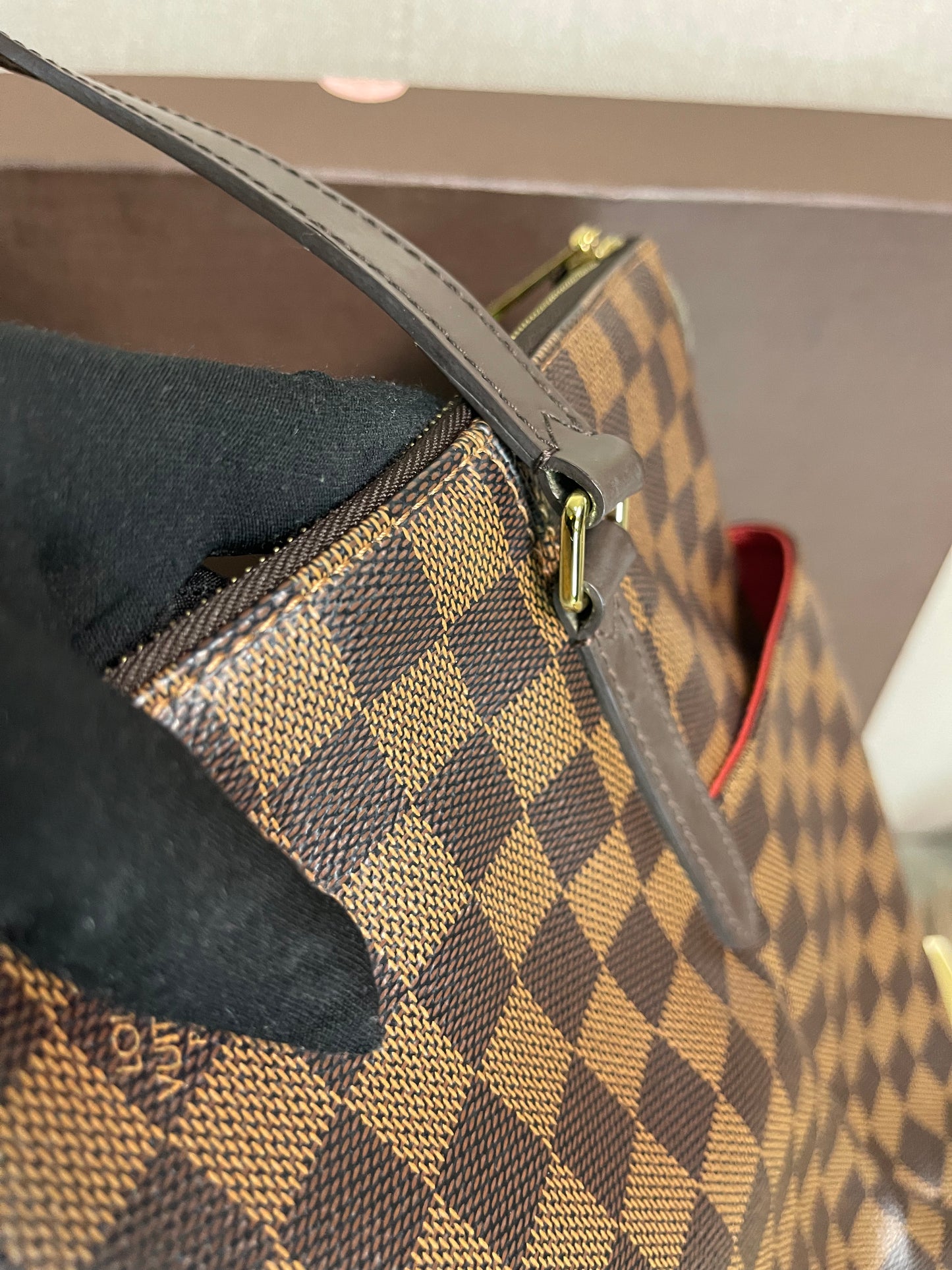 Preloved Louis Vuitton Totally Tote – Damier Ebene