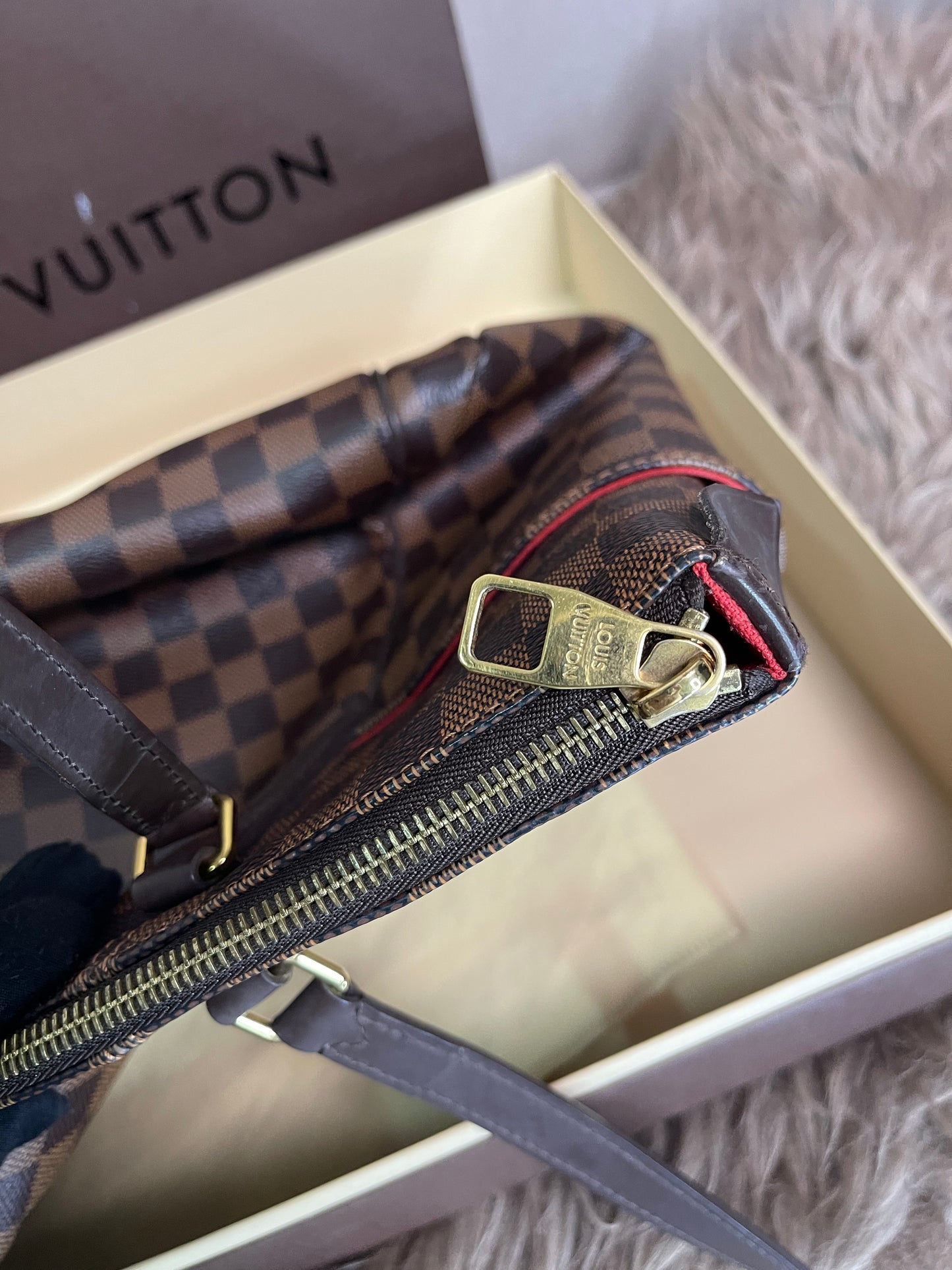 Preloved Louis Vuitton Totally Tote – Damier Ebene