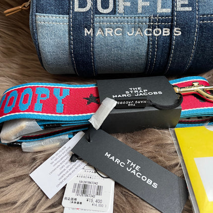 Prelove MARC JACOBS The Mini Duffle Bag in Denim w/extra Unused Strap