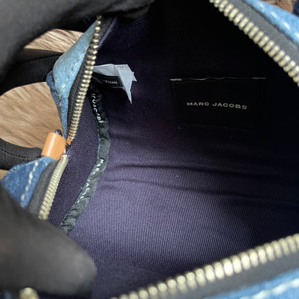 Prelove MARC JACOBS The Mini Duffle Bag in Denim w/extra Unused Strap