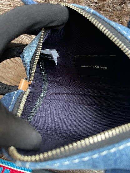 Prelove MARC JACOBS The Mini Duffle Bag in Denim w/extra Unused Strap