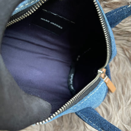Prelove MARC JACOBS The Mini Duffle Bag in Denim w/extra Unused Strap