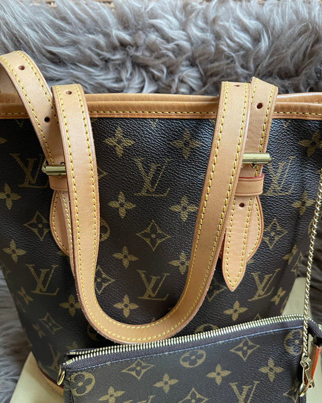 Preloved Louis Vuitton Petit Bucket Bag w/pouch