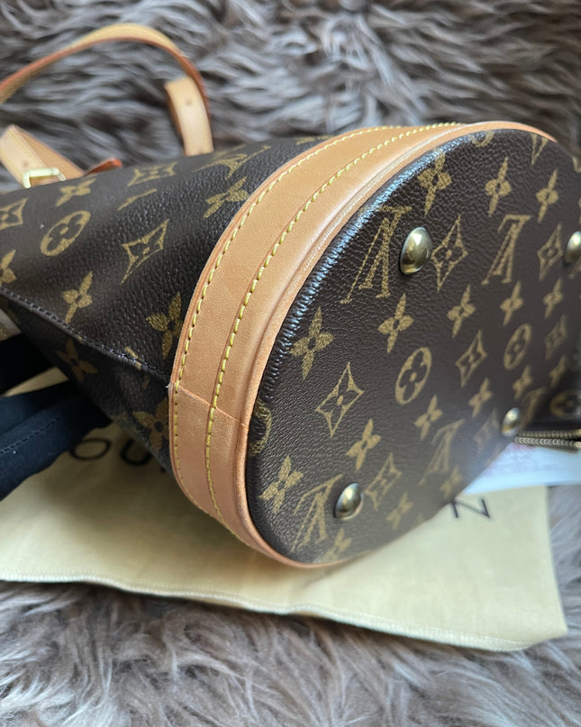 Preloved Louis Vuitton Petit Bucket Bag w/pouch