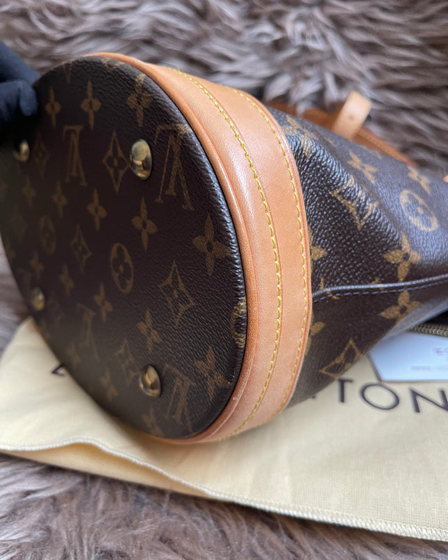 Preloved Louis Vuitton Petit Bucket Bag w/pouch