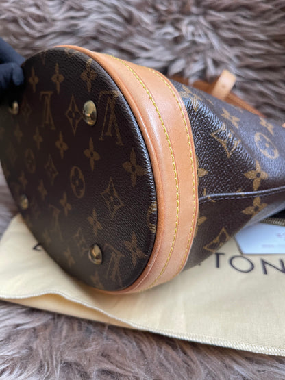Preloved Louis Vuitton Petit Bucket Bag w/pouch