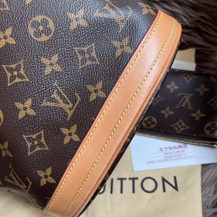 Preloved Louis Vuitton Petit Bucket Bag w/pouch