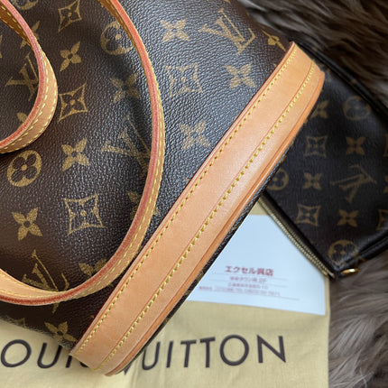 Preloved Louis Vuitton Petit Bucket Bag w/pouch