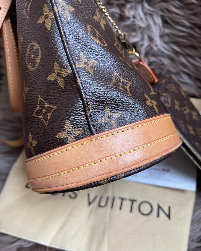Preloved Louis Vuitton Petit Bucket Bag w/pouch
