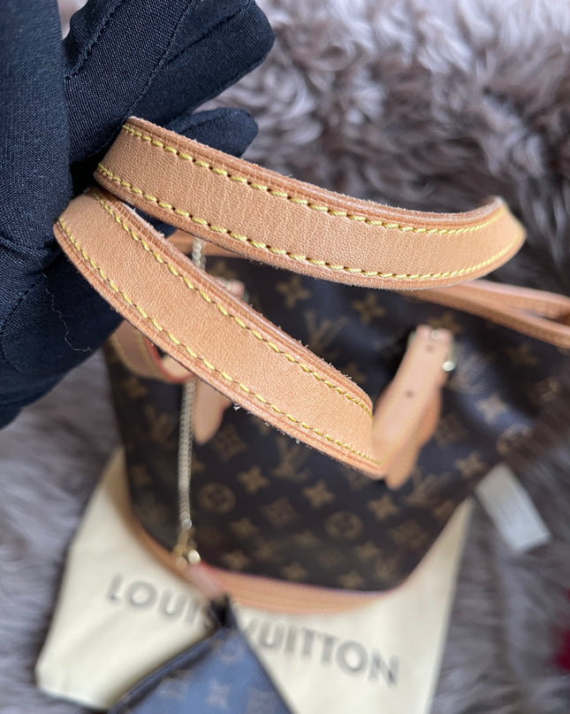 Preloved Louis Vuitton Petit Bucket Bag w/pouch
