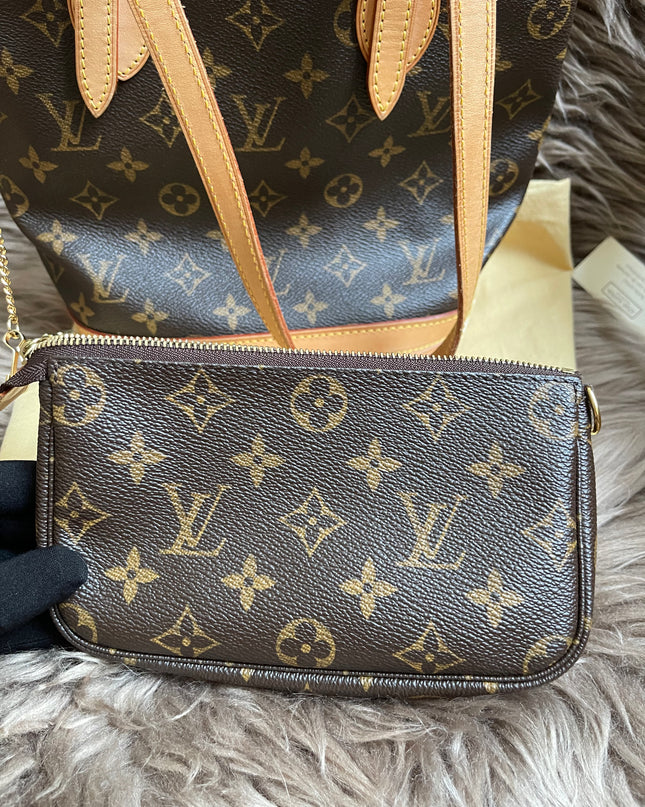 Preloved Louis Vuitton Petit Bucket Bag w/pouch