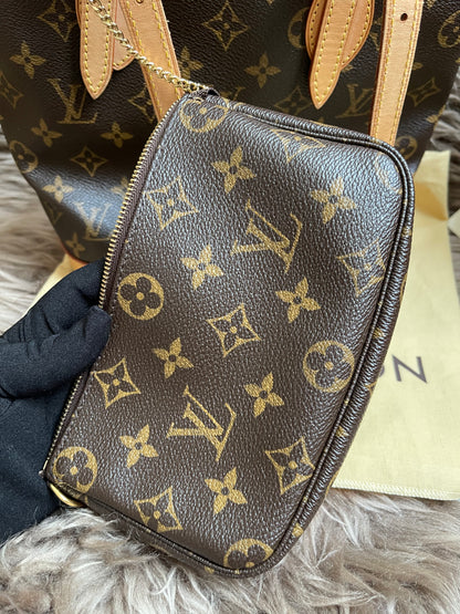 Preloved Louis Vuitton Petit Bucket Bag w/pouch