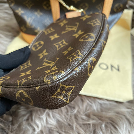 Preloved Louis Vuitton Petit Bucket Bag w/pouch