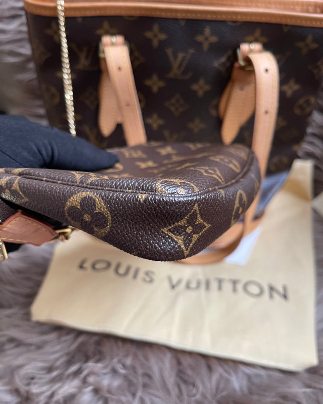 Preloved Louis Vuitton Petit Bucket Bag w/pouch