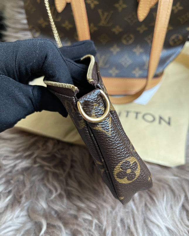 Preloved Louis Vuitton Petit Bucket Bag w/pouch