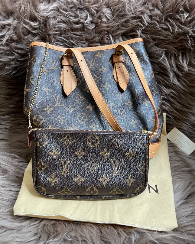 Preloved Louis Vuitton Petit Bucket Bag w/pouch