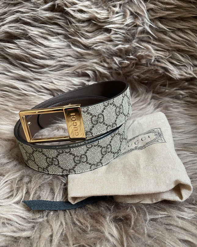 Preloved Gucci GG Supreme canvas belt 42"