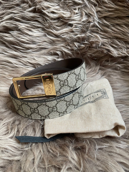 Preloved Gucci GG Supreme canvas belt 42"