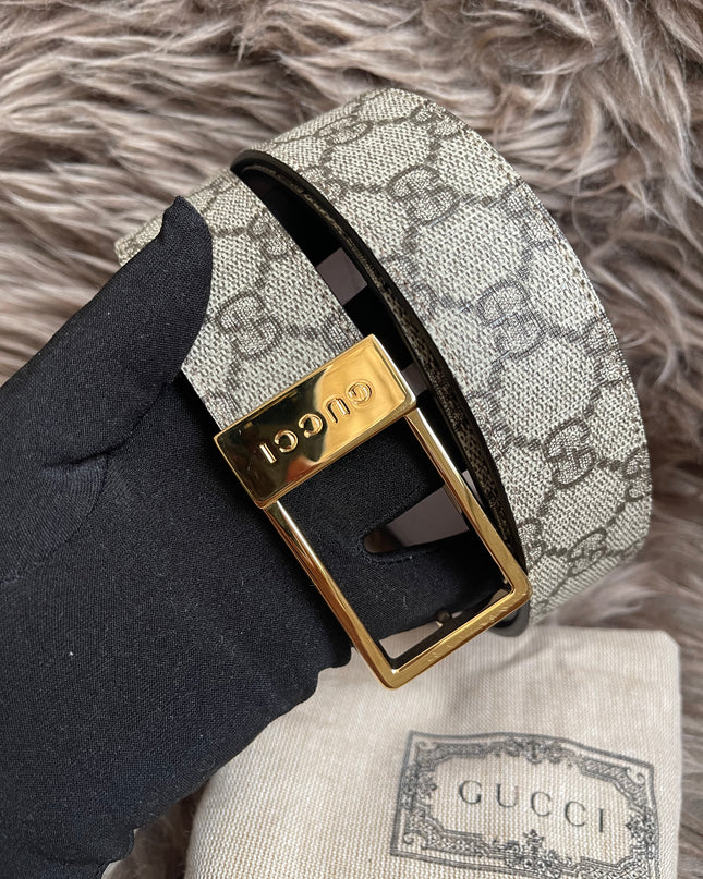 Preloved Gucci GG Supreme canvas belt 42"