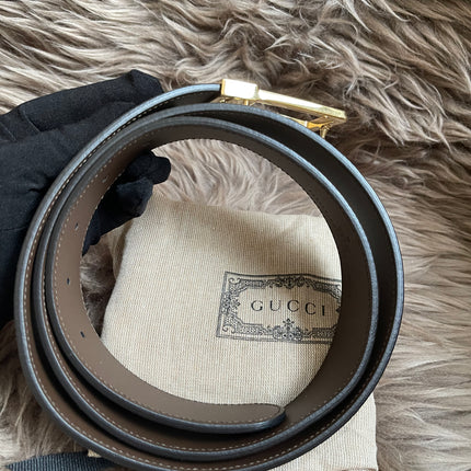 Preloved Gucci GG Supreme canvas belt 42"